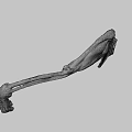 Prehistoric Animal Skeleton Fossil with Complete Anatomical Structure