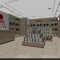 Fuguang Specialty Store Interior With Shelves Display Stand And Various Cups