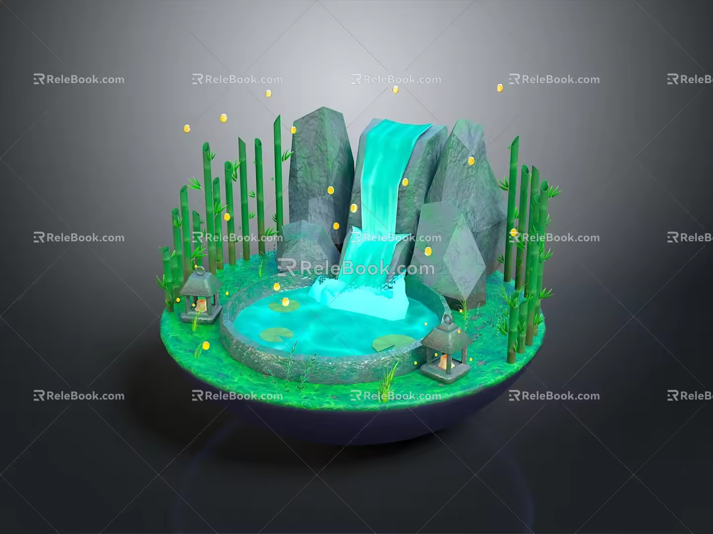 Game Environment Game Scene Fairy Tale Scene Fairy Tale Magic Scene Magic Item Fantasy Scene 3d model