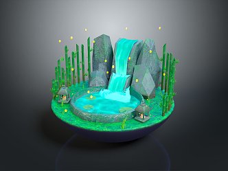 Game Environment Game Scene Fairy Tale Scene Fairy Tale Magic Scene Magic Item Fantasy Scene 3d model