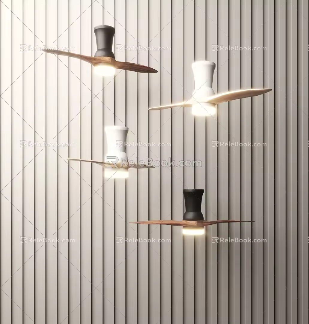 Modern ceiling fan lamp chandelier ceiling lamp fan lamp 3d model