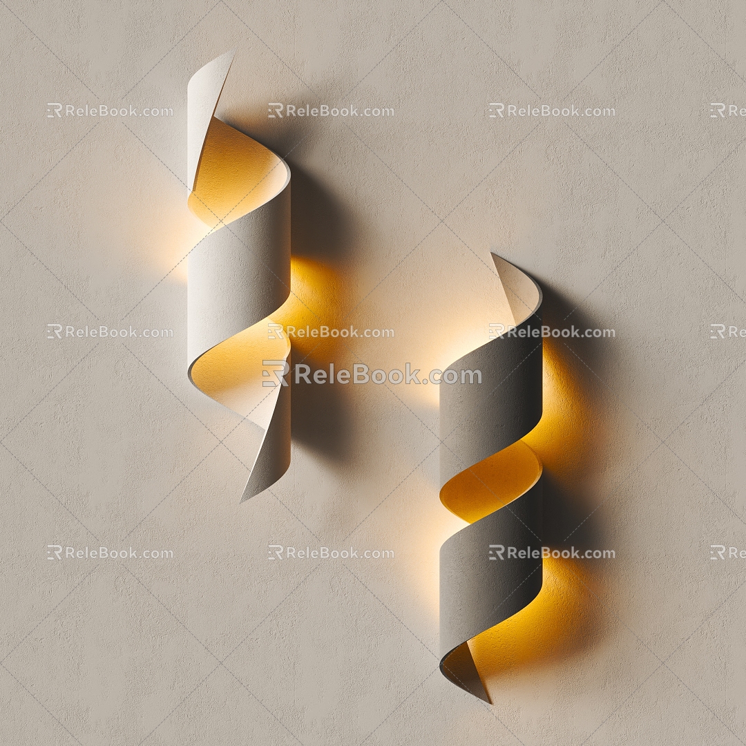 Modern wall lamp 3d model