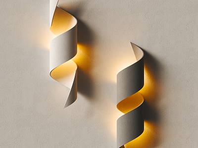 Modern wall lamp 3d model