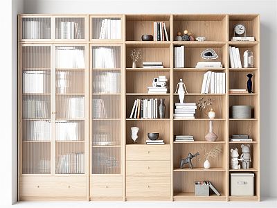 Modern bookcase model