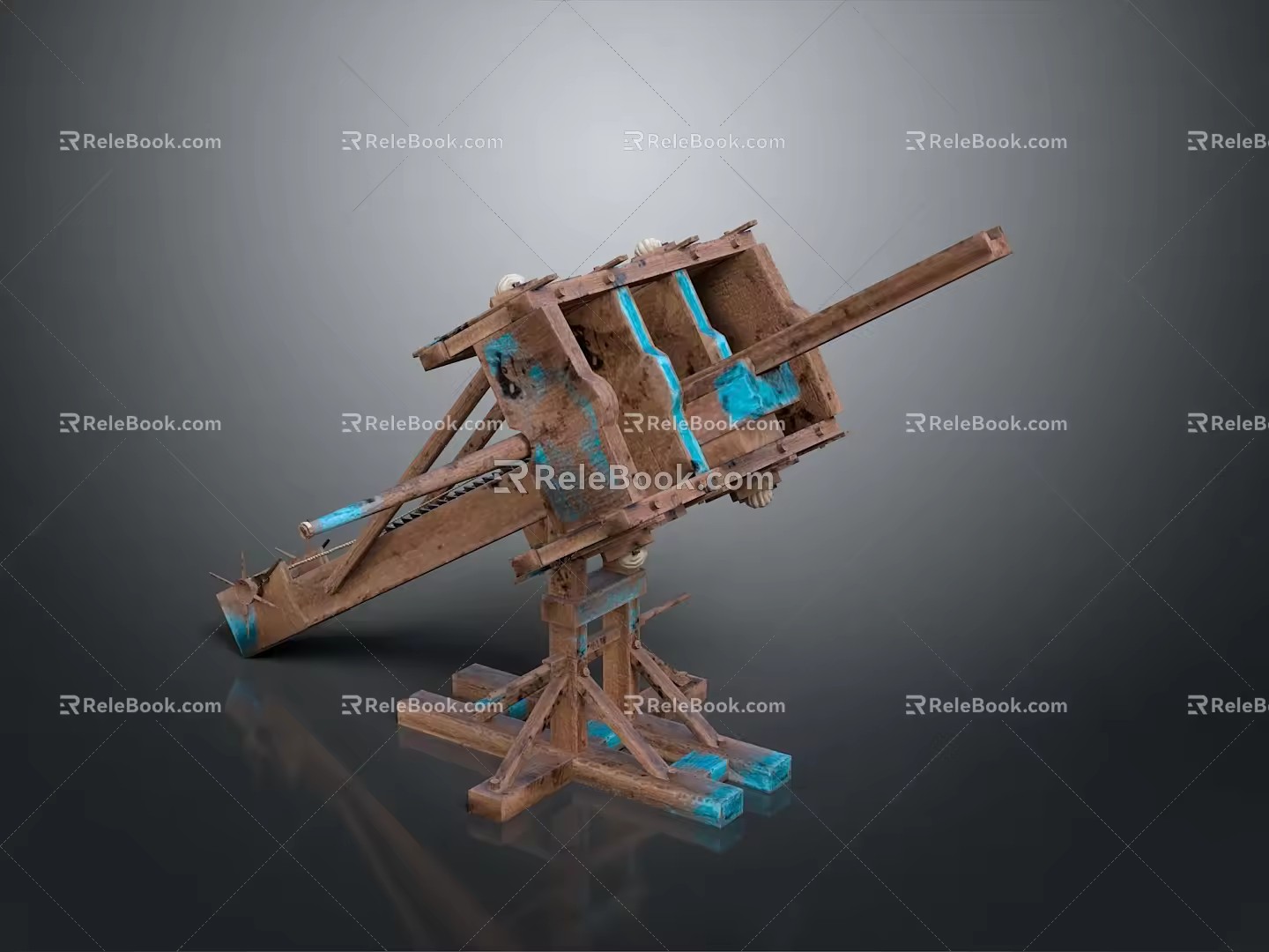 Siege Vehicle Siege Crossbow Crossbow Crossbow Crossbow Crossbow Crossbow Arrow Mechanical Crossbow Shift Bow Arrow 3d model