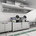 Intelligent automatic cooking machine 3d model