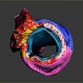 Colorful Vibrant Scarf With Soft Fabric For Daily Stylish Accessory Use