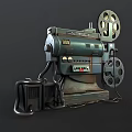 Realistic Retro Projector Realistic Retro Projector Machinery and Equipment Industry 8090 s Old Objects 3d model