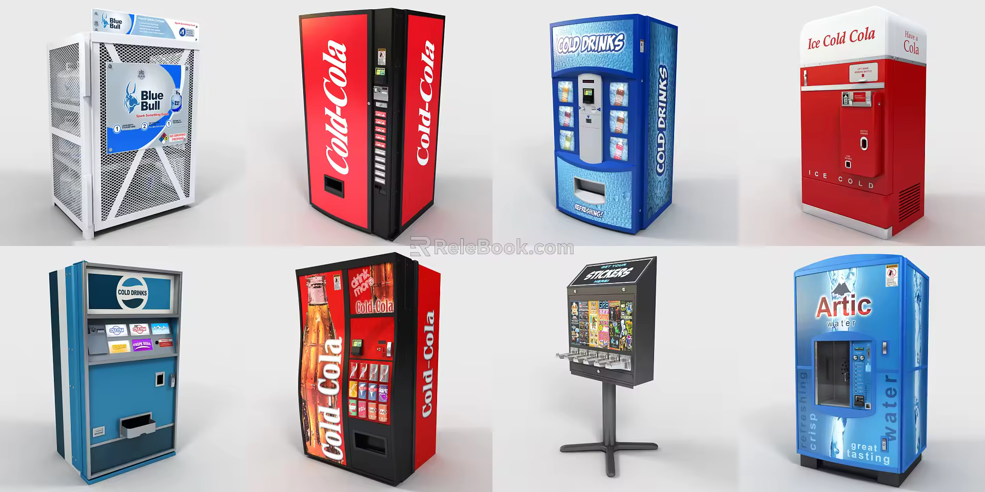 Modern Vending Machine Vending Machine Vending Machine Cash Machine Coin Slot Machine Equipment Facilities 3d model