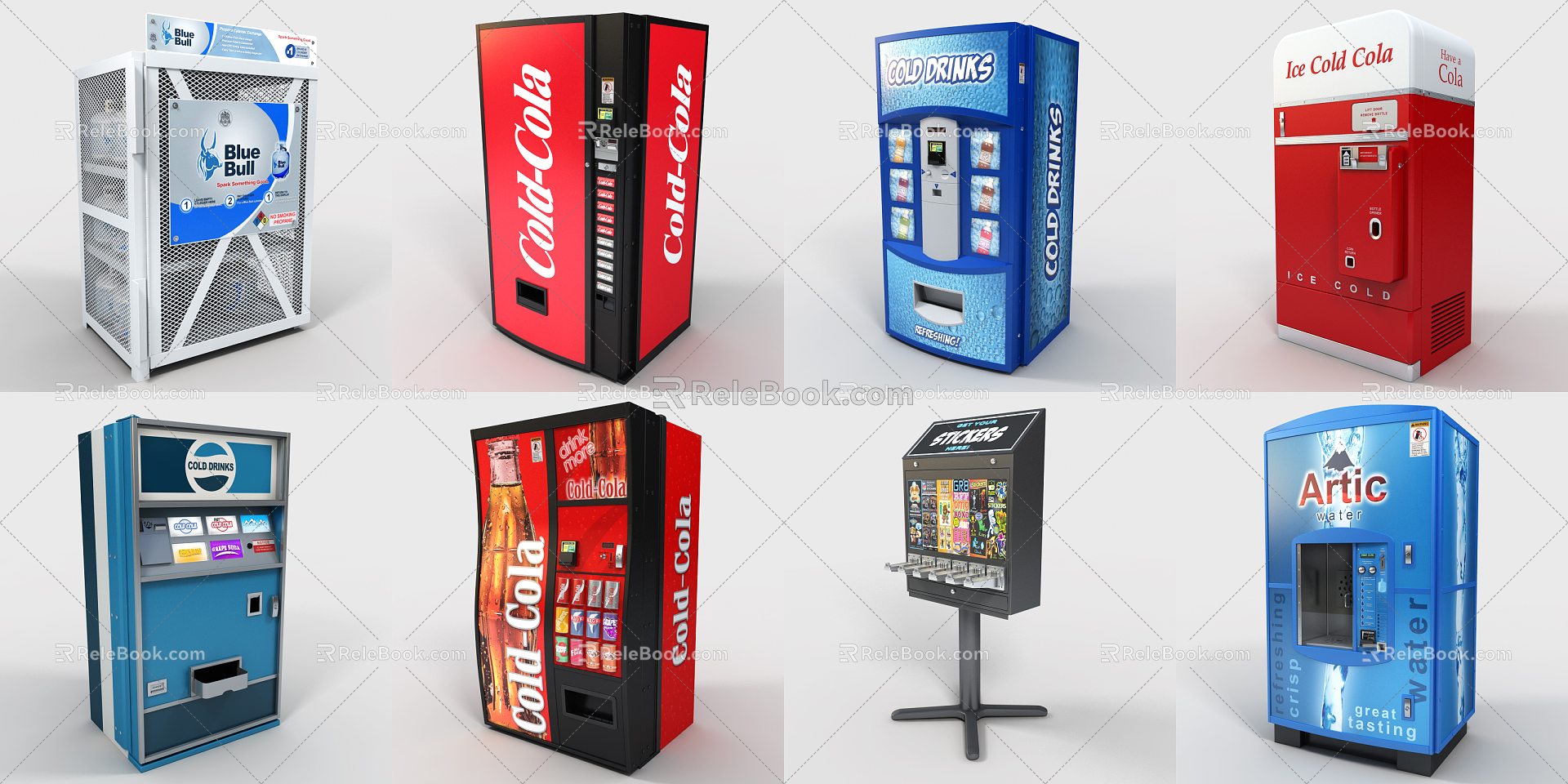 Modern Vending Machine Vending Machine Vending Machine Cash Machine Coin Slot Machine Equipment Facilities 3d model