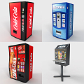 Modern Vending Machine Vending Machine Vending Machine Cash Machine Coin Slot Machine Equipment Facilities 3d model