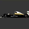 Lotus Honda Purple And Gold Formula 1 Racing Car With Sponsor Logos And Aerodynamic Design