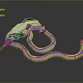 Flexible Hose Handheld Industrial Equipment With Metallic Components And Curved Tubing