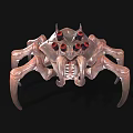 Transparent Spider Like Creature With Red Eyes Multiple Legs And Sci Fi Design