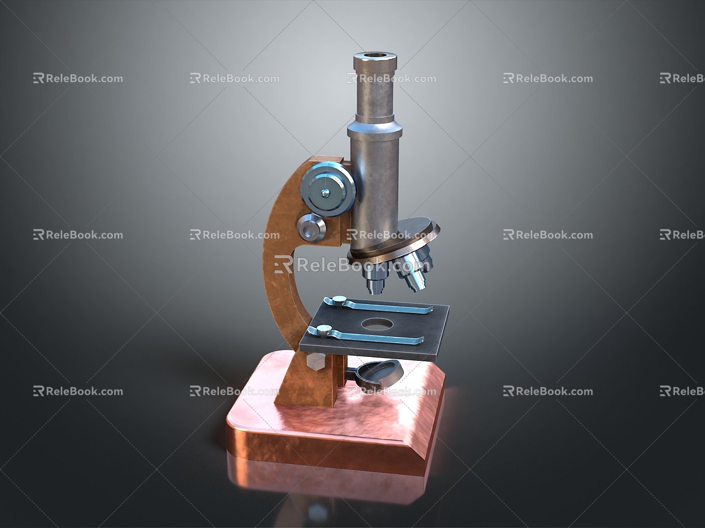 Microscope Magnifier Experimental Equipment Physical Equipment Chemical Observation Equipment Inspection Equipment Science Fiction Equipment 3d model