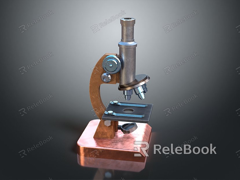 Microscope Magnifier Experimental Equipment Physical Equipment Chemical Observation Equipment Inspection Equipment Science Fiction Equipment model