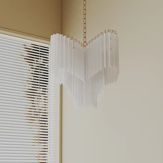 Modern chandelier 3d model