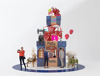 Modern Beauty Vivian Gift Box 3d model