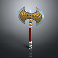 Tomahawk Axe Wooden Axe Handle Axe Mountain Axe Chopping Wood Axe Chopping Wood Axe Magic Axe 3d model