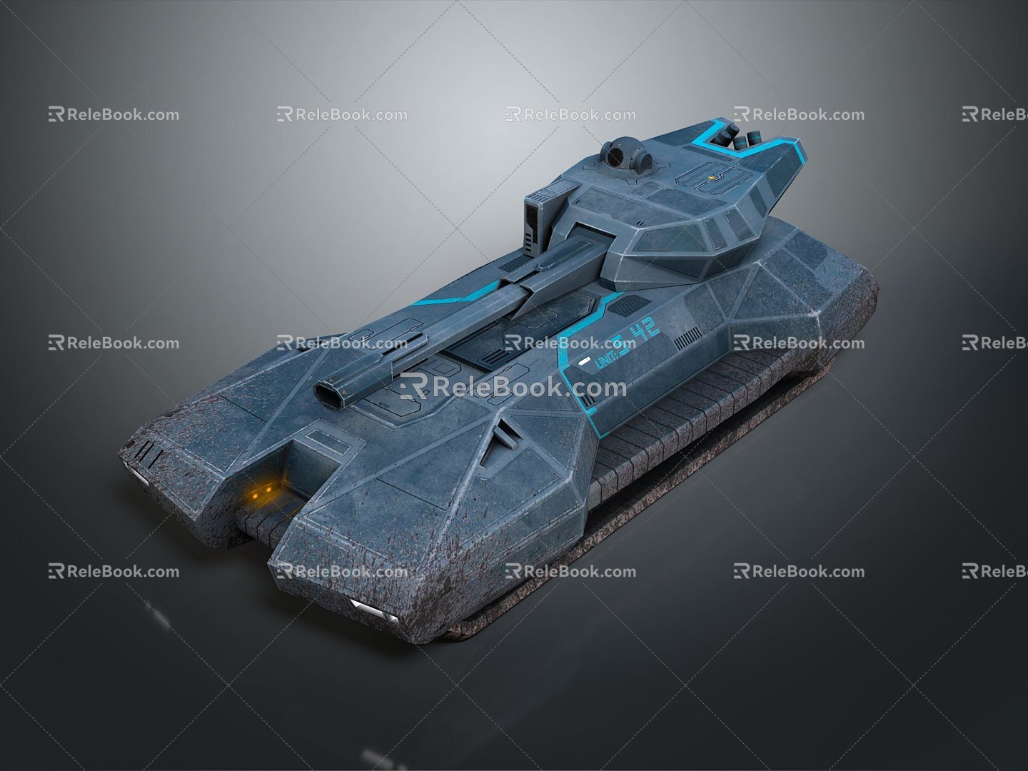 Sci-fi Tank Cartoon Tank Sci-fi Vehicle Sci-fi Vehicle World of Tanks Tank War Anime Tank 3d model