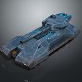 Sci-fi Tank Cartoon Tank Sci-fi Vehicle Sci-fi Vehicle World of Tanks Tank War Anime Tank 3d model