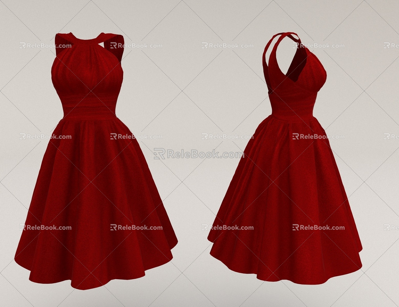 Women's Skirt dress 3d model