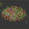 Natural Wood and Stone Raw Material Chips for Craft and Construction Projects