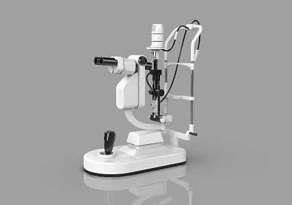 modern slit lamp 3d model