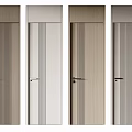 Stylish Hinged Doors With Various Wood Grain Finishes For Modern Home Interior