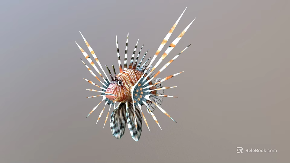 Lionfish Seafood Cooking Recipe With Fresh Healthy Ingredients And Delicious Flavor 3d model 