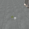 Grey Marble Pattern Polished Floor Tiles 80 Floor Tiles 3d model