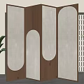 Nordic screen partition 3d model