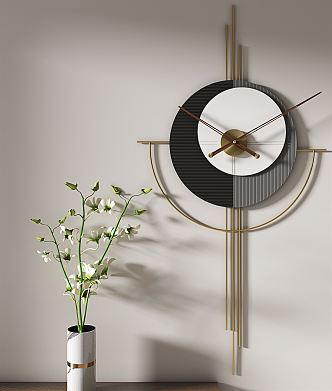 Modern Clock 3d model