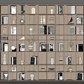The whole bookshelf 3d model