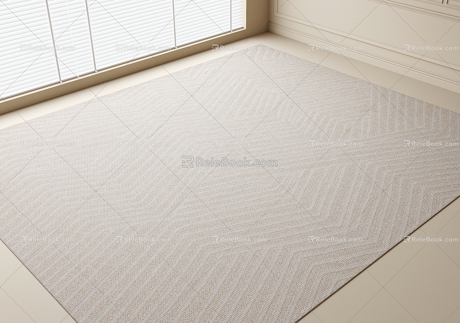 square carpet 3d model