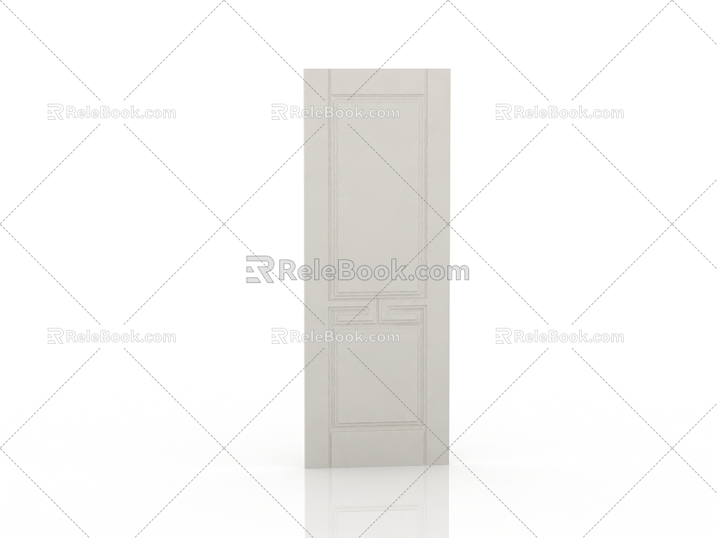 Jane ou door core door leaf 3d model