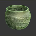 Handcrafted Textured Ceramic Jar With Rustic Design As Stylish Household Living Item