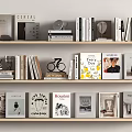 Books 3d model