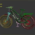 BEYONDA Black Electric Mountain Bike With Large Tires And Rear Rack