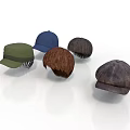 Various Stylish Hats In Different Colors For Everyday Life Accessories