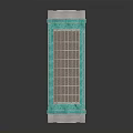Ancient Architecture Classical Design Featuring Stone Columns Glass Roof And Stone Steps