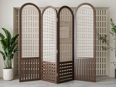 Screen partition 3d model