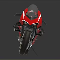 Red Ducati Sport Motorcycle With Sleek Aerodynamic Body And Stylish Modern Design