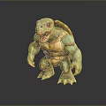 Turtle Cartoon Turtle Snapping Turtle Chickbill Turtle Reptile Cold Blooded Animal Reptile Class 3d model