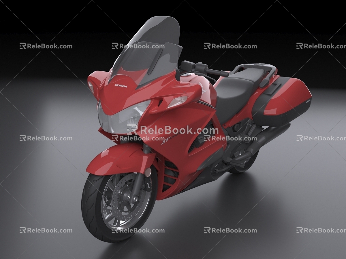 Motorcycle Science Fiction Motorcycle Traffic Vehicle 3d model