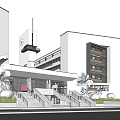 Modern School Architecture Modern College Architecture Modern Teaching Building Architecture 3d model