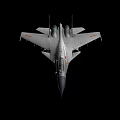 Modern Advanced Silver Gray Fighter Jet With Red Star Markings And Mounted Missiles