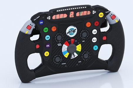 racing steering wheel steering wheel car steering wheel auto parts 3d model