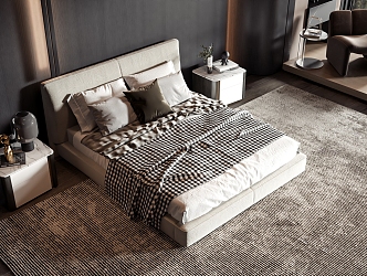 Style Commodity Bed 3d model