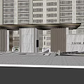 Modern Gate 3d model